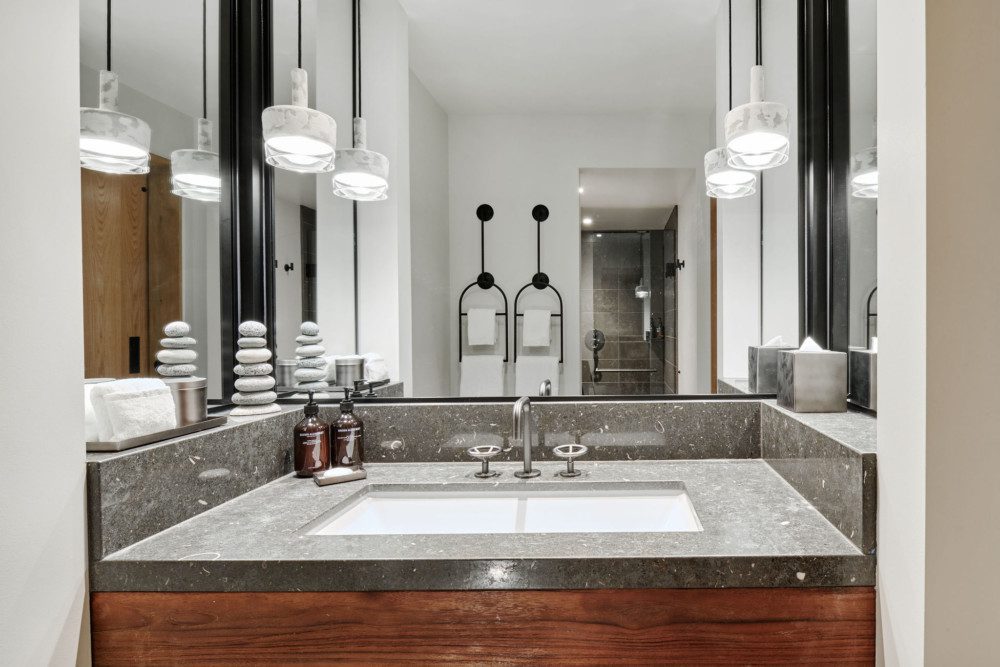 The Cloudveil Suite Guest Bathroom