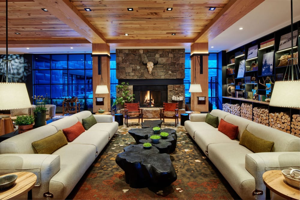Cloudveil Lobby Fireplace Sitting Area