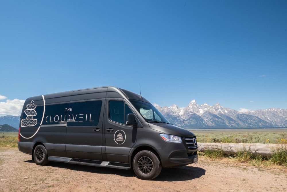 Hotel shuttle service.