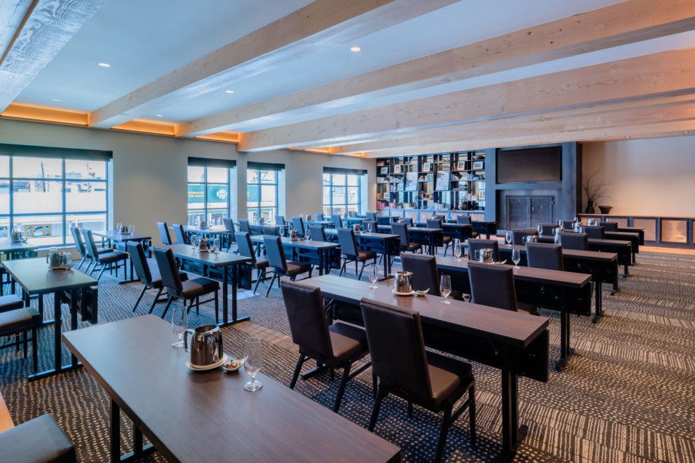 The Lupine Room Set Classroom for Meeting Rear View