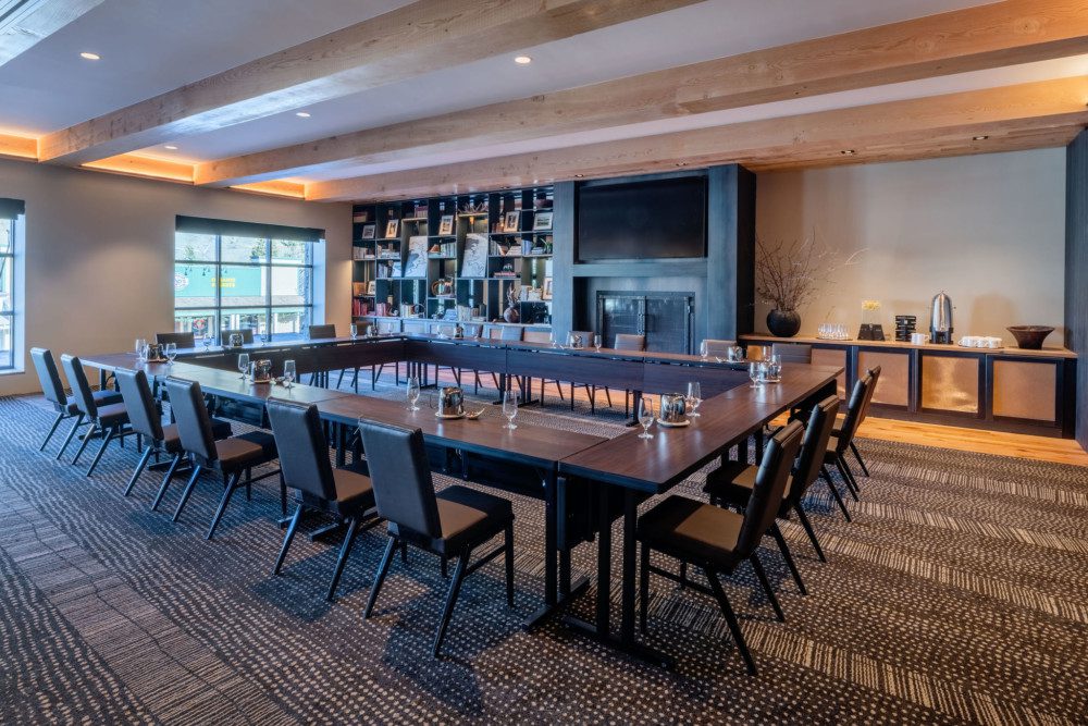 The Lupine Room Set Hollow Square for Meeting