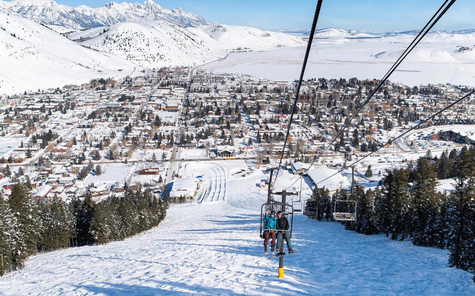 Snow King Winter Ski Lift