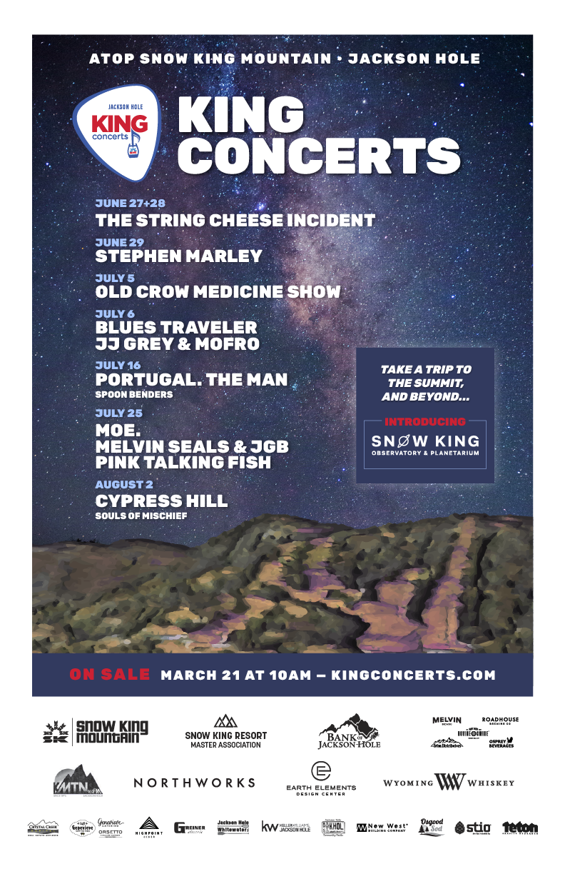 2024 King Concert Series at Snow King Mountain | The Cloudveil