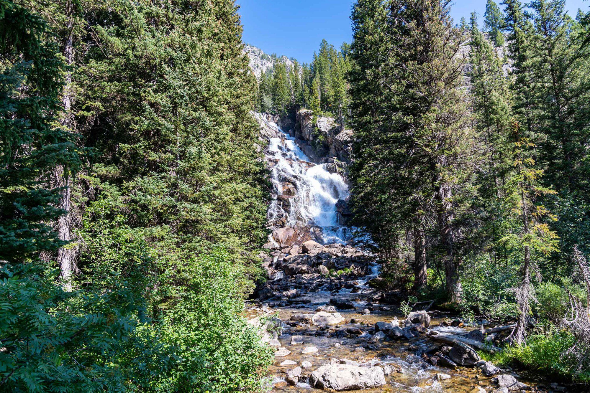 Hidden Falls in Grand Teton National Park
