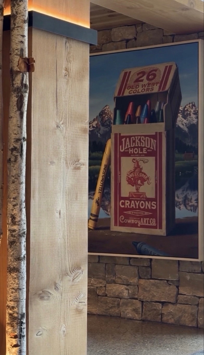Old West Colors by Ben Steele on display at The Cloudveil Jackson Hole